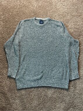 American Eagle Outfitters Marled Crewneck Sweater - Blue/Gray